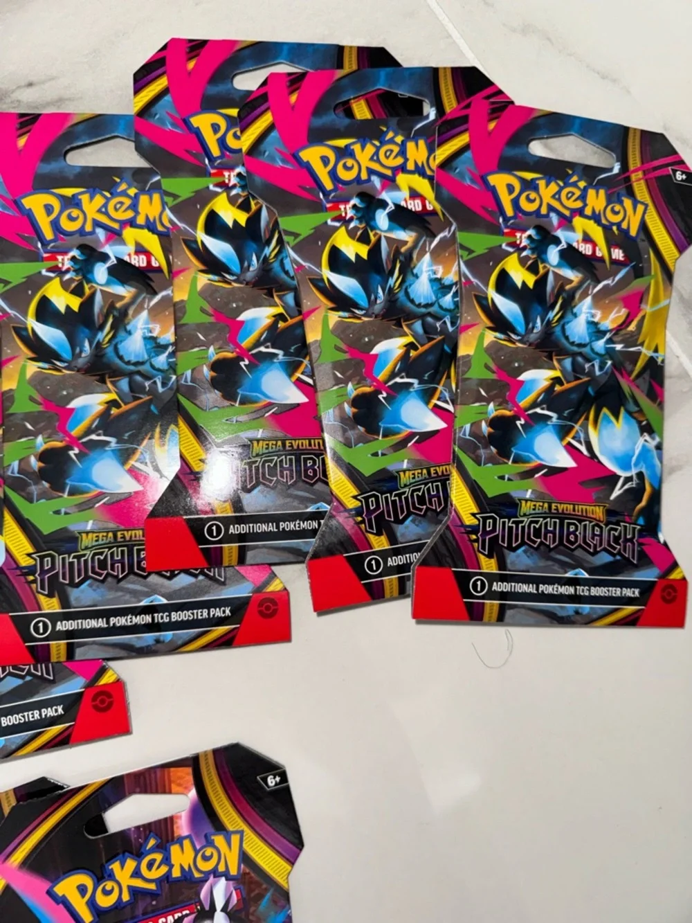 Pokemon pitch black  Packs